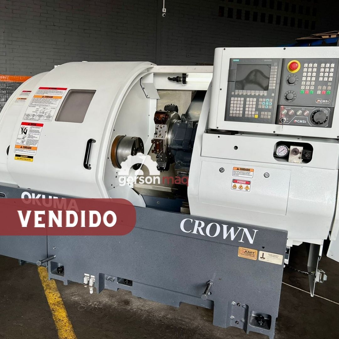 TORNO CNC OKUMA CROWN 762B RETROFIT 2023 COM 2 ANOS DE GARANTIA